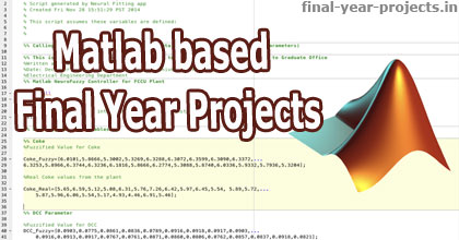 Matlab based Final Year Project Topics and Ideas
